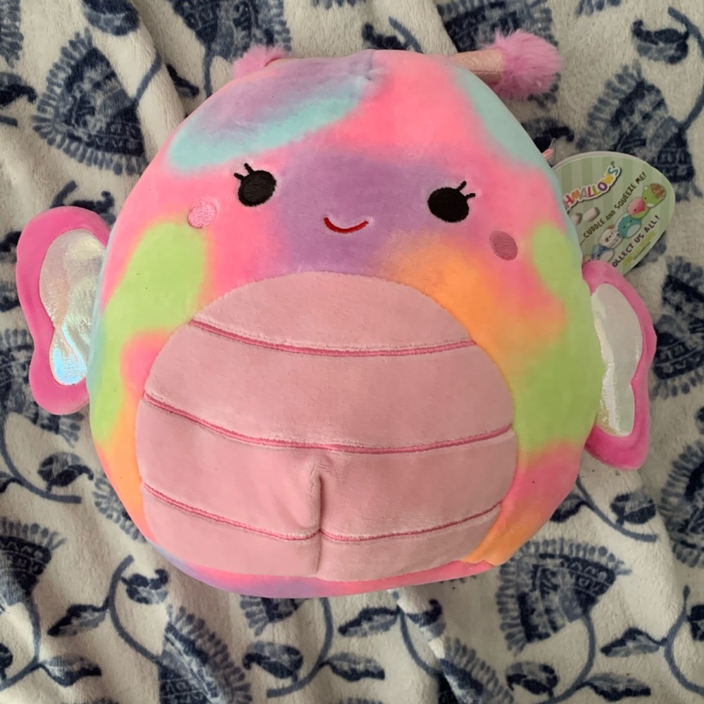 8” Tiedye Butterfly Squishmallow!